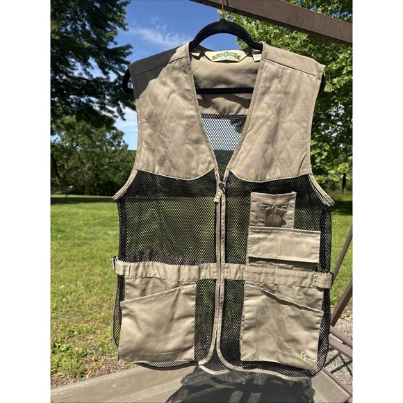 Bob Allen Adult S/M Full Mesh Shooting Vest Trap‎ Shoot Vest Dove Duck Hunting - Picture 1 of 8